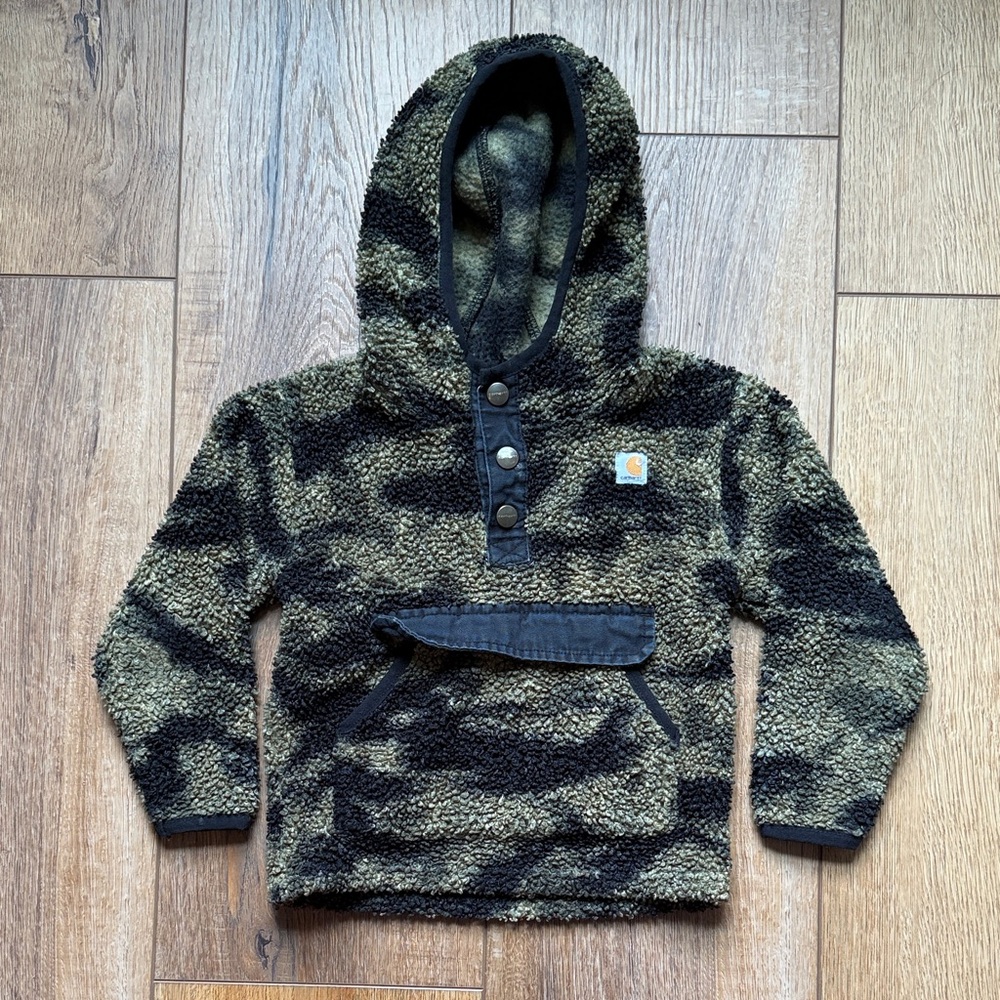 Carhartt Kids Camouflage Sherpa Hoodie